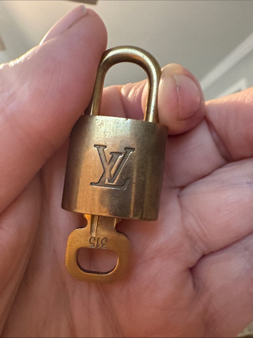 LV lock and key # 315